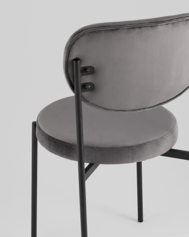 Стул обеденный Барбара велюр серый Stool Group арт.УТ000039436