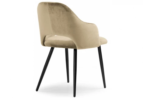 Стул Woodville на металлокаркасе Konor champagne / black 11953