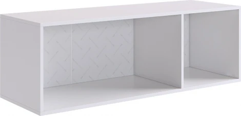 Зефир Антресоль трехдверная 119.01 Mebelson (ЛДСП,ПВХ,МДФ/Светлое дерево,Белый) арт.UL.119-M.103.01.3262