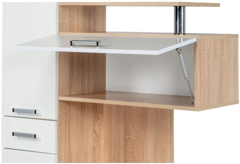 Стол компьютерный Woodville Джаз-17 правый дуб сонома 318951