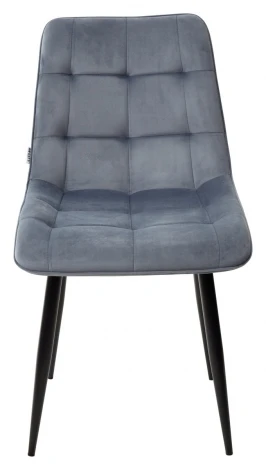 Стул CHIC BLUVEL-06 BLUE / черный каркас