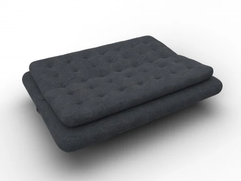 Диван-книжка Лига-123 (Металл,ЛДСП,Брус,Доска,Велюр/Темно-серый) Лига Диванов 137626