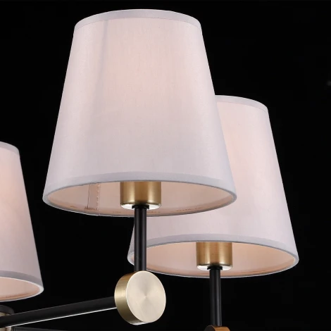 Потолочная люстра на штанге ILLUMICO IL0394-5CSQ-24 BK AB CASTOR (220V)