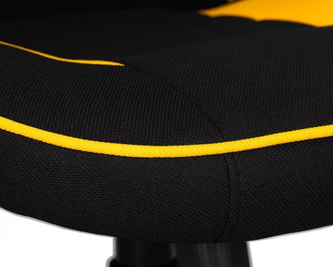 Кресло игровое DOBRIN RICK (черно-желтый)