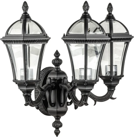 Настенный фонарь уличный IP44 Oasis Light ROMA S 95201S 3 15L Bl (220V, фонарь)