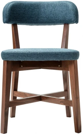 Стул Frank Pro БлюАрт/Темный орех R-Home арт.400010985h