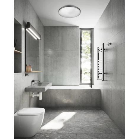 Настенно-потолочный светильник Sonex Gaby 7784/ELN пластик/белый/серебро LED 76Вт 3000/4000/6000К IP43