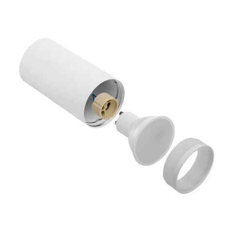 Точечный светильник накладной WoltaWSL-GU10/02W под лампу GU10 Белый MODERNO