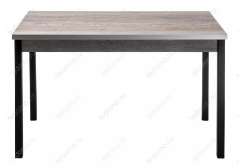 Стол Woodville Оригон навара / черный матовый 368663