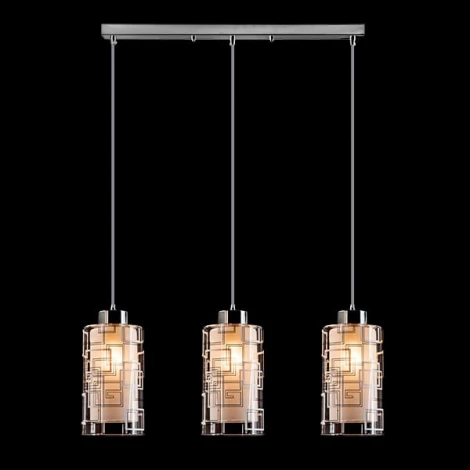 Подвесной светильник Eurosvet 50002 50002/3 хром (220V, на проводе, круглые)