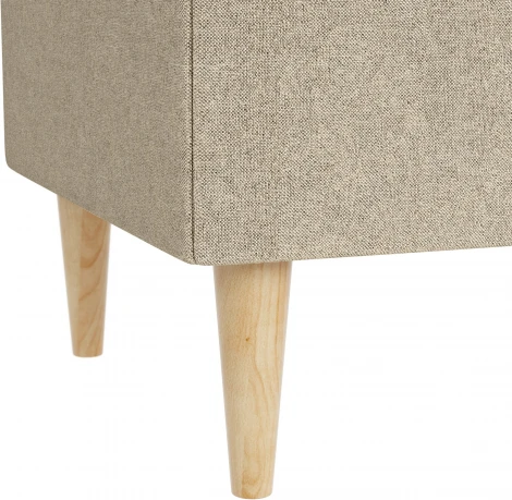 БЕНОН Пуф тканевый, бежевый D1 furniture арт.AAA41702003