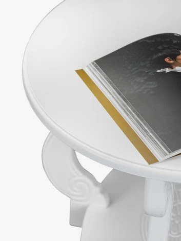 Стол журнальный Овация (М) ЛАЙТ белый от фабрики Mebelik