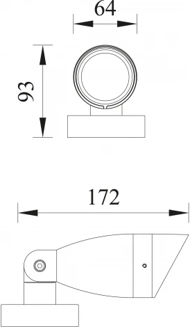 Уличный грунтовый светильник-прожектор IP65 Natural Concepts Dwell NC-005730DZ-DG (220V)