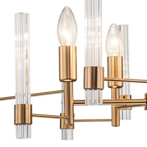 Подвесная люстра 11040/5P Brass Indigo Favara V000460 (220V, на цепи)