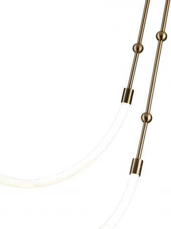 Подвесной светильник с гибким неоном Indigo Corda V000063L (регулировка яркости, LED, 220V, пульт управления, на проводе)