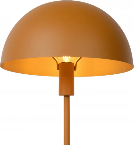 Интерьерная настольная лампа с выключателем Siemon 45596/01/44 Lucide (220V, круглые, гриб)