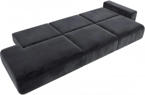 Диван прямой Лига-036 НПБ Модерн Лонг подлокотник справа Лига Диванов (Велюр) арт.127703