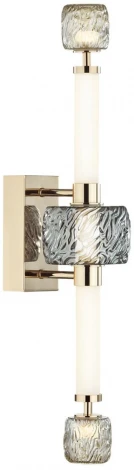 Бра Odeon Light Kliff 5426/28WL золотой/белый/дымчатый/коньячный/металл/стекло/акрил LED 28W 3000K (220V)