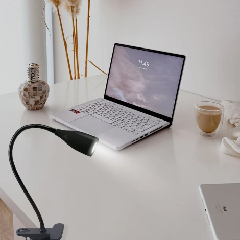 Настольная лампа на прищепке Uniel ULM ULM-D501 4W/4000K BLACK