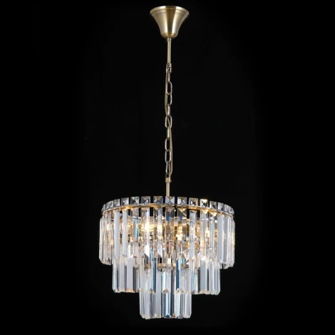Подвесная люстра Citilux Фонда CL303163 (220V, хрусталь, на цепи)