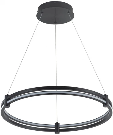 Подвесной светильник 4006/02/01P Stilfort (регулировка яркости, LED, 220V, пульт управления, на тросе, кольцо)