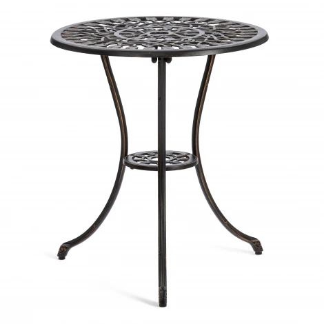 Комплект Secret de Maison Waltz of Flowers/Вальс Цветов (стол+2 стула) алюминиевый сплав, D60/H67, 47х41х86см, бронзовый Tetchair 11378