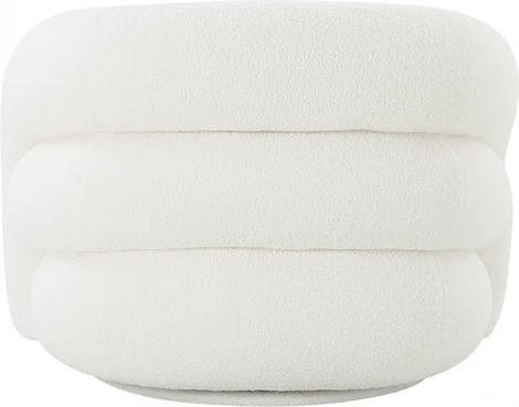 Кресло поворотное, иск.мех белый 94*83*70см Garda Decor арт.DY-KRES-117 BEL