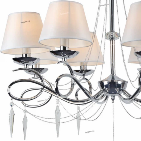 Подвесная люстра Omnilux Padru OML-53303-08 (220V, подвески, на цепи)