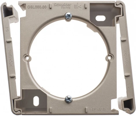 Коробка наружного монтажа (титан) Systeme Electric Glossa GSL000400