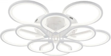 Потолочная светодиодная люстра с пультом ДУ, моб. приложением 300W Natali Kovaltseva Singl LED LAMPS 81179