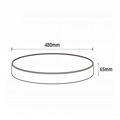 Светодиодный светильник потолочный 90Вт с ПДУ Lumin'arte Starwood CLL47