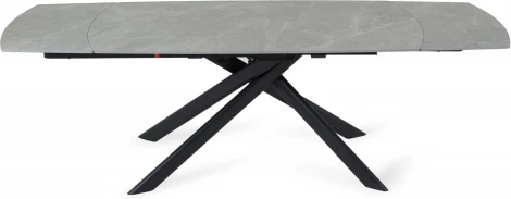 Раскладной обеденный стол Loon ОГОГО Обстановочка! (Керамика/Серый,Черный) арт.926794