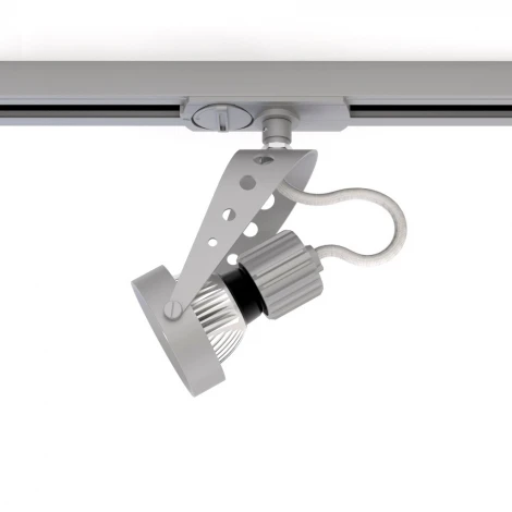 Трековый светильник однофазный 7W 220V Silver RAUMBERG 8127Sv