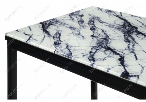 Журнальный столик Woodville Геркулес белый мрамор 368681