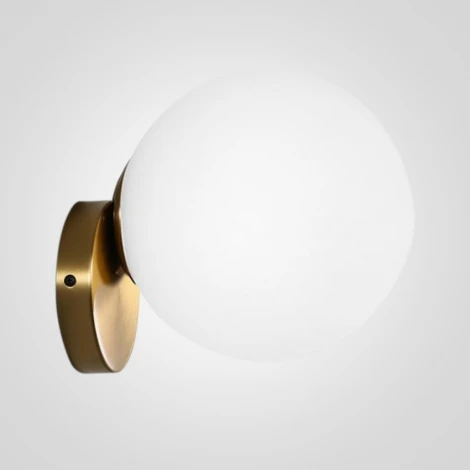 Настенный светильник (бра) Tip Of The Tongue - Wall Mounted, 2015 L D20 ImperiumLoft Brume01 (177976-26) (220V, шар)