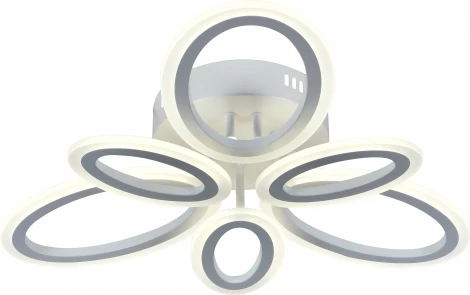 Люстра потолочная Kora 6048-106 светодиодная с пультом 96 Вт 3000К-6000К LED