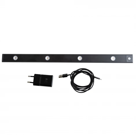 Светильник светодиодный для мебели с сенсором движения и освещенности Uniel ULI-F50-5W/4000K SENSOR IP40 BLACK