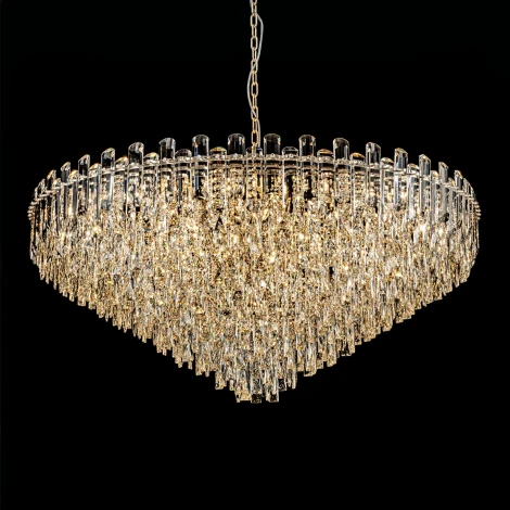 Подвесная люстра хрустальная Modelux ML.7088.1200R GD