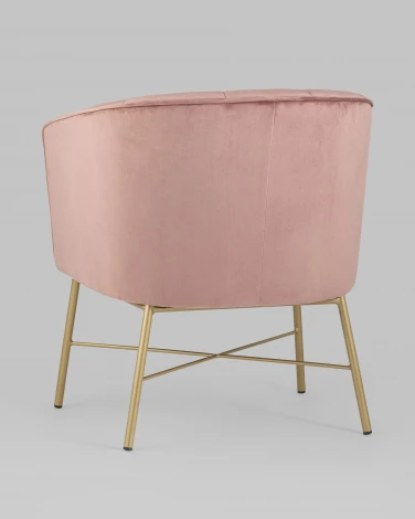 Кресло Stool Group Шале велюр розовый УТ000005602