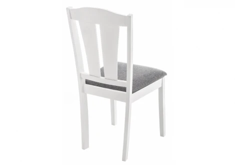 Обеденная группа из дерева Woodville Mali (стол и 4 стула) white / grey 11412