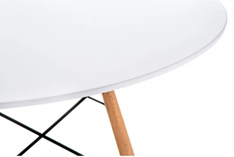 Стол Woodville Table 80 white / wood 15363