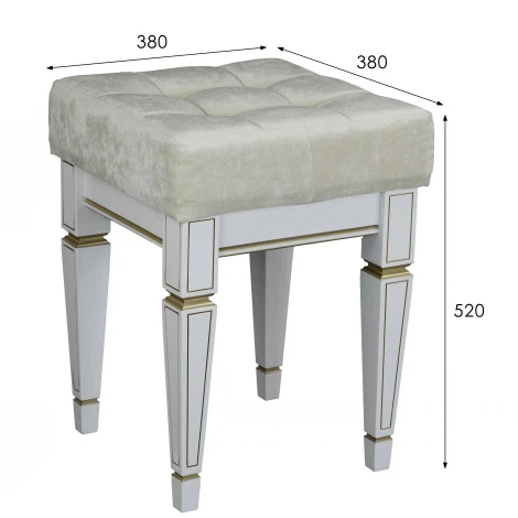 Банкетка Мариус М 96 ясень/LOFTY IVORY Mebelik 005558