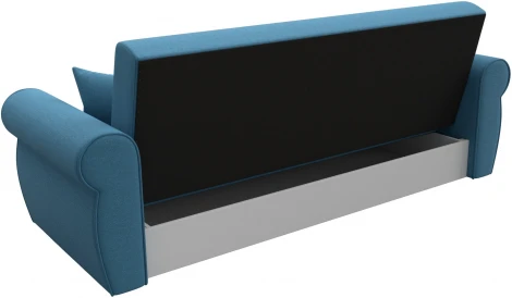 Диван-книжка Лига-019 (Голубой/Рогожка) Лига Диванов арт.125611