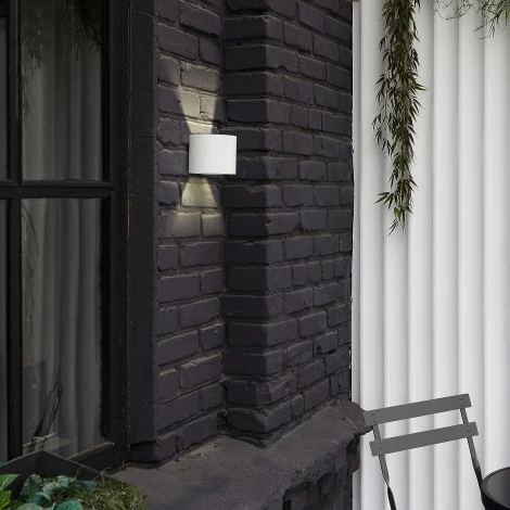 Архитектурная подсветка с переключателем цвета свечения Uniel ULU-S56B-2x3W/3000K+4000K+6000K IP65 WHITE