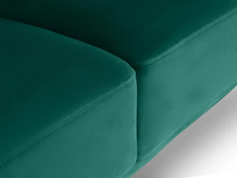 Диван Portofino 2-х местный ОГОГО (арт.810608), (Ткань/Зеленый,Черный)