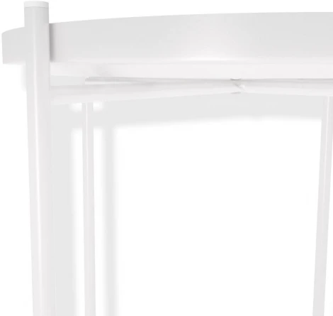 Столик журнальный Sheffilton SHT-CT8/CT8-2 белый муар