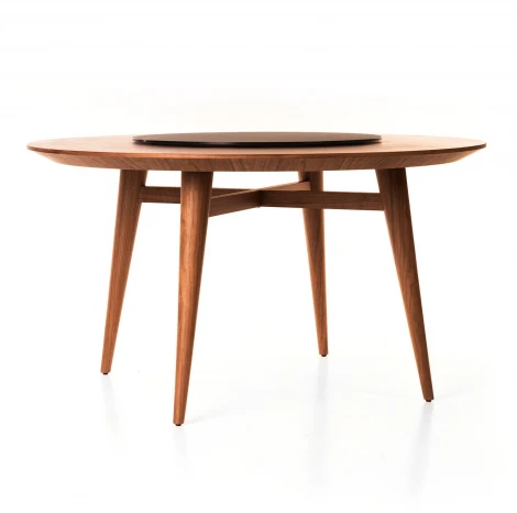 Стол круглый обеденный Wilson (136) орех, вращающийся центр Top Concept 2001000001323