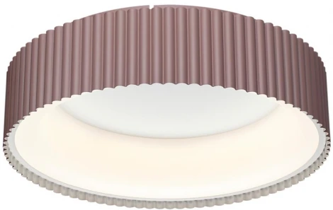Потолочный светильник круглый Sonex Sharmel 7714/56L металл/акрил/белый/мокко LED 56Вт 3000-6500К D460 IP20 пульт ДУ (220V, круглые)
