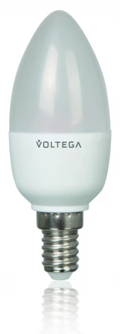 Лампочка светодиодная E14 5,4W 220V 470 lm 4000K холодный белый свет Voltega COLLECTION SIMPLE LIGHT 5742