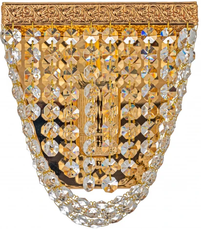 Настенный светильник Arti Lampadari Favola E 2.10.501 G (220V, хрусталь)